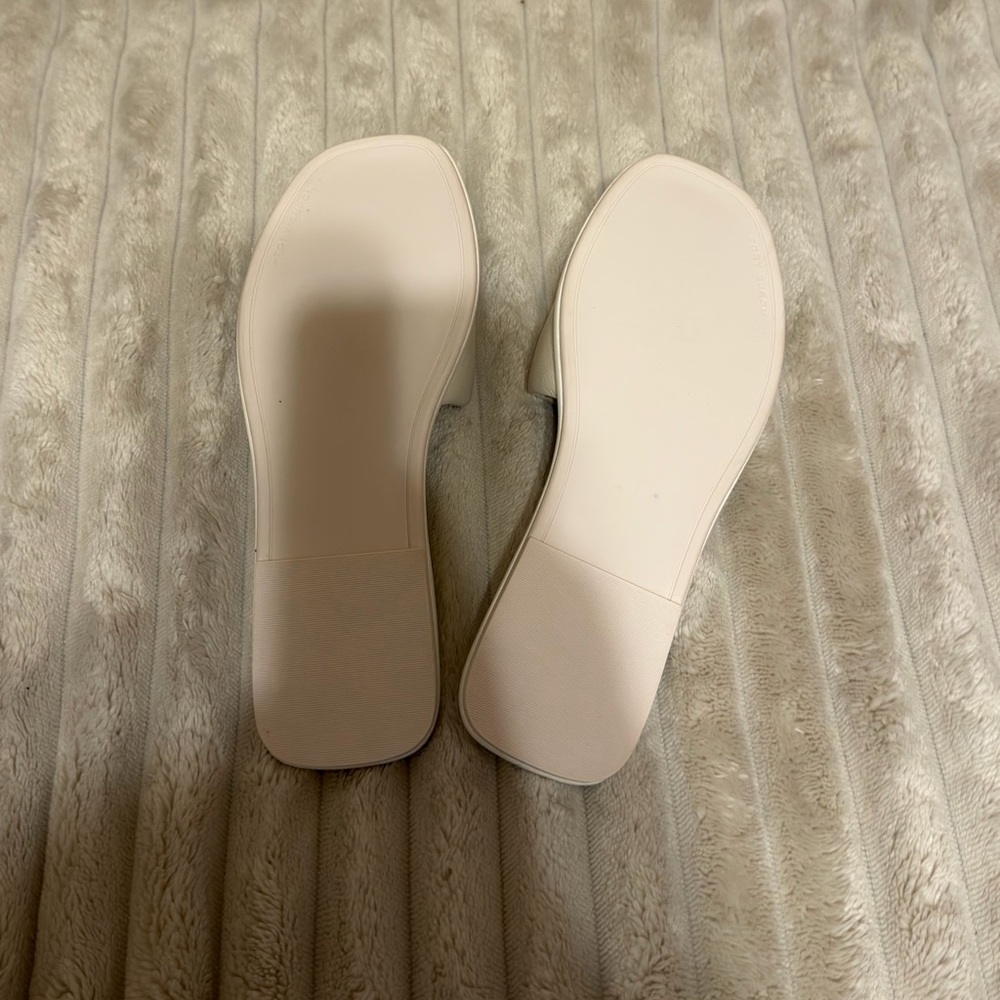 Tory Burch Double T Sport Slide Light Cream / Gold Women’s Size 8.5 - Picture 5 of 6